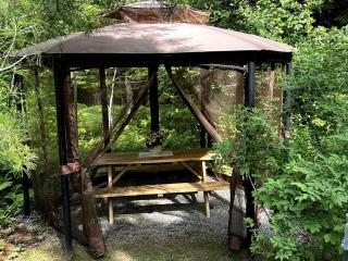 Unique Tiny Teardrop Camper for a Cozy Romantic Getaway in the Forest by the River in Jacksonville, Vermont - 6