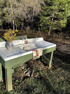 Unique Tiny Teardrop Camper for a Cozy Romantic Getaway in the Forest by the River in Jacksonville, Vermont - 1
