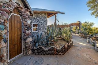 Enchanting Earth House with Kaleidoscope Glass Walls Near Saguaro National Park in Tucson, Arizona - 0