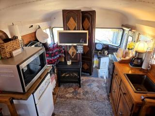 Incredible Converted Bus on a Private Horse Ranch for a Unique Couples Escape in Gainesville, Missouri - 8