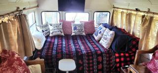 Incredible Converted Bus on a Private Horse Ranch for a Unique Couples Escape in Gainesville, Missouri - 7