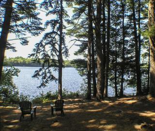 Rustic Lakefront Cabin Rental with Dock on Bauneg Beg Lake near Portland, Maine - 6