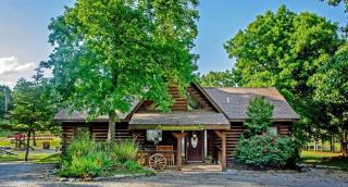 Family-Friendly Log Cabin with a Pool and Playground near the Ozarks, Missouri - 9