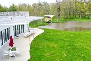 Fabulous Retreat with an Indoor Pool and Sauna for a Luxury Getaway in Champaign, Illinois - 0