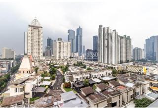 Central jakarta mall connected thamrin city best location 2 bedroom flat with balcony spacious comfortable full furnished - 1