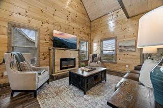 Great Smoky Mountain Retreat in this Luxury Cabin Rental for 10 with a Pool in Tennessee - 2