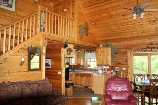 Riverside Log Cabin Perfect for a Secluded Getaway near Kalamazoo, Michigan - 3