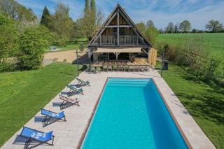 Villa Haut Briauche 61 - Piscine chauffee - Beach Volley - 2h Paris - 45p - 0