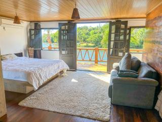 Casa Exclusiva na Lagoa Aruá - Vista 180 - Cinema à Beira d'Água - Praia do Forte - 9