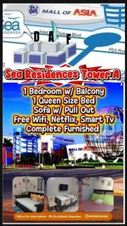 Staycation Infront of Moa Residences Tower A Near Dfa Macapagal, NU Moa, PICC, World Trade, Star City, Ayala Mall, Parqal Mall, NAIA 1,2,3 - 9