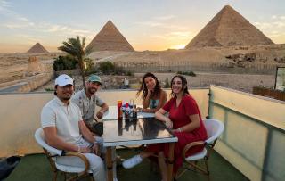 Golden Scarab Pyramids View - 7