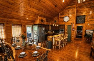 Rustic Hideaway Hot Tub Fire Pit Game Room Basketball Goal - 9
