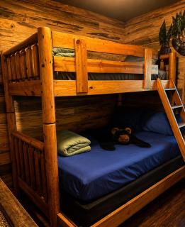 Rustic Hideaway Hot Tub Fire Pit Game Room Basketball Goal - 2