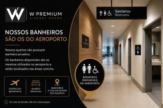 W Airport Rooms Fortaleza Hotel dentro do Aeroporto - 4