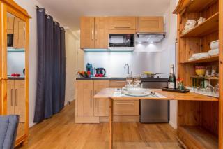 Apt Paccard305 Central Chamonix Studio, near Brevent lift for 2 - Happy Rentals - 6