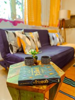 Boho Coastal Getaway, Graffiti Art, Cozy Attic - 3