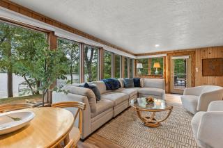 Rice Lake Lodge and Cabin with Dock Fire Pit Views - 0