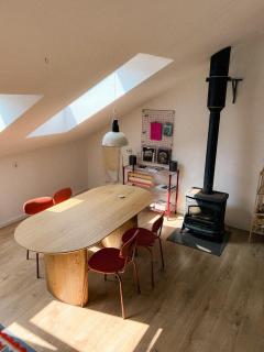 Designer Attic with Fireplace, Vilnius Center - 5