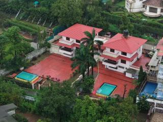 Gen-Z Villa with Hill View from Balcony & Spacious Pool Area & AC - 9