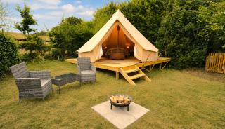 Valais View - Bell Tent with Pet Proof Garden - 0