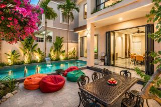 Paradise 4BR Villa - Private Pool, Karaoke & Near My Khe Beach - 9