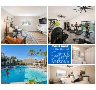 Sunny Scottsdale Retreat with Pool Gym & Parking - 0
