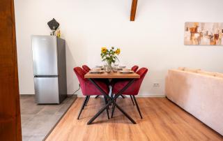 Apartment mit Arbeitsplatz, Parkplatz & Terrasse - für 4 - 9