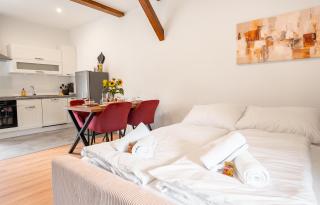 Apartment mit Arbeitsplatz, Parkplatz & Terrasse - für 4 - 4