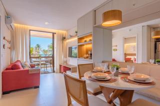 Apartamento FRENTE MAR e PÉ NA AREIA em Resort ao lado do Parque Aquático - 2