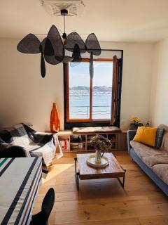 Appartement 3p 70m2, vue mer, plage et port de Lomener - 4