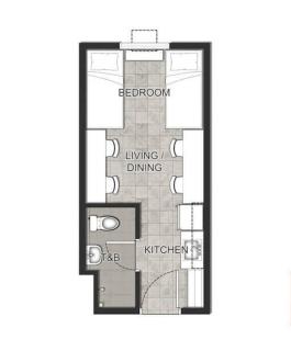 8 Spatial Davao Smart Studio 1 Netflix App, Wi-Fi - 8
