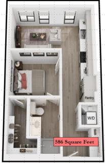 Vibrant 1BD 1BA Pool, Gym, HTub, Bowling and More - 3