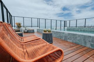 Flat no Get One - 50 metros da praia - 8