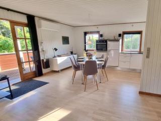 Helles-Ferienhaus-mit-Kamin-grossem-Grundstueck-und-zwei-Terrassen - 4