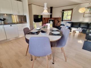 Helles-Ferienhaus-mit-Kamin-grossem-Grundstueck-und-zwei-Terrassen - 2