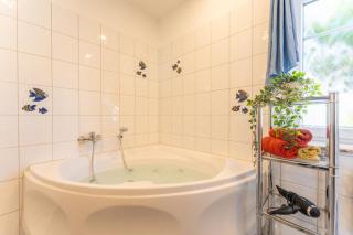 6 Personen Familienferienhaus mit Sauna, Whirlpool zwei Toiletten und Kaminofen in Otterndorf - 8