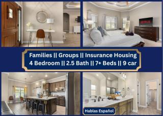 Harker Heights, 6 Bd Home, 2 King Beds, Garage, BBQ Grill, 3 mi to Lake & 10 mi to Fort Hood - Professionally Managed by Stay Albatross Furnished Rentals - 0