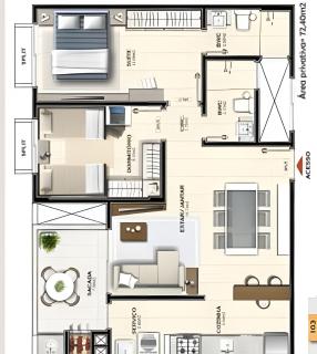 Apartamento à passos da praia - Rua das Gaivotas Ingleses - 6