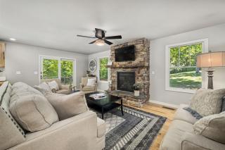 Fireplace Fire Pit Shaded Deck - 9