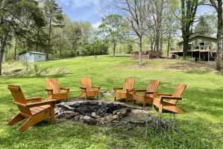 Fireplace Fire Pit Shaded Deck - 5