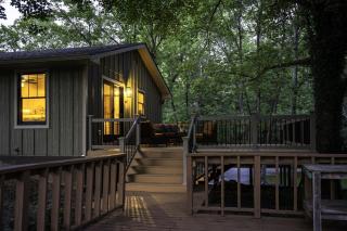 Fireplace Fire Pit Shaded Deck - 3