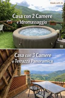 Home Holidays Crasciana, con terrazza vista sulle Alpi Apuane. - 0