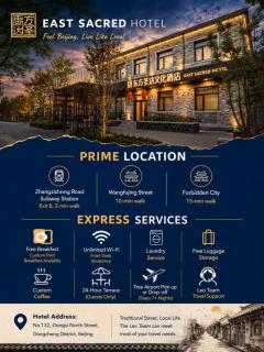 East Sacred Hotel Leo handles coverd丨2mins walk to the Metro丨Nearby Forbidden Square丨Free Pick-up for 7nights more丨Rooftop Chill - 0