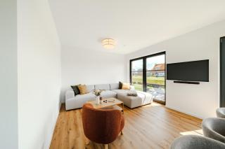 Küsten Suites Hildes Huuske - direkte Wasserlage, Terrasse, 117qm, Neubaugebiet - 8