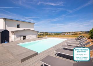 Villa neuve avec piscine vue sur mer pour 9 - 9