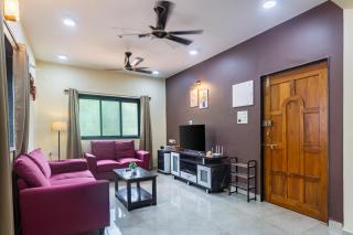 2BHK 1st-Floor Haven In Marna-Siolim At Casa Rosina - 0