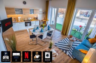 Meridiem Haven with AC, Netflix and Parking - Brno - 0