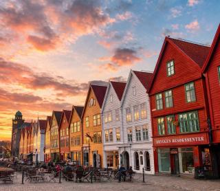 Bryggen og havneutsikt, Felles takterrasse - 2