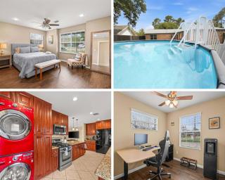 Private Pool Office 3 Queen Beds Spring Branch - 0