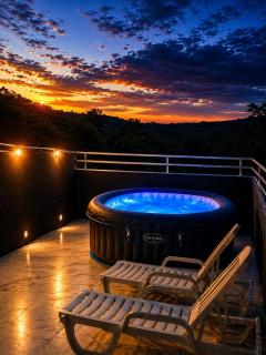 A Casa Paradisiaca Total 5 Quartos , Ofuro Super Quente e Piscina Super Quente Hidro e Lareira E Roupa de Cama Incluso Parcelamos até em 12x No Cartão de Crédito Sem Juros Aceitamos PET - 9